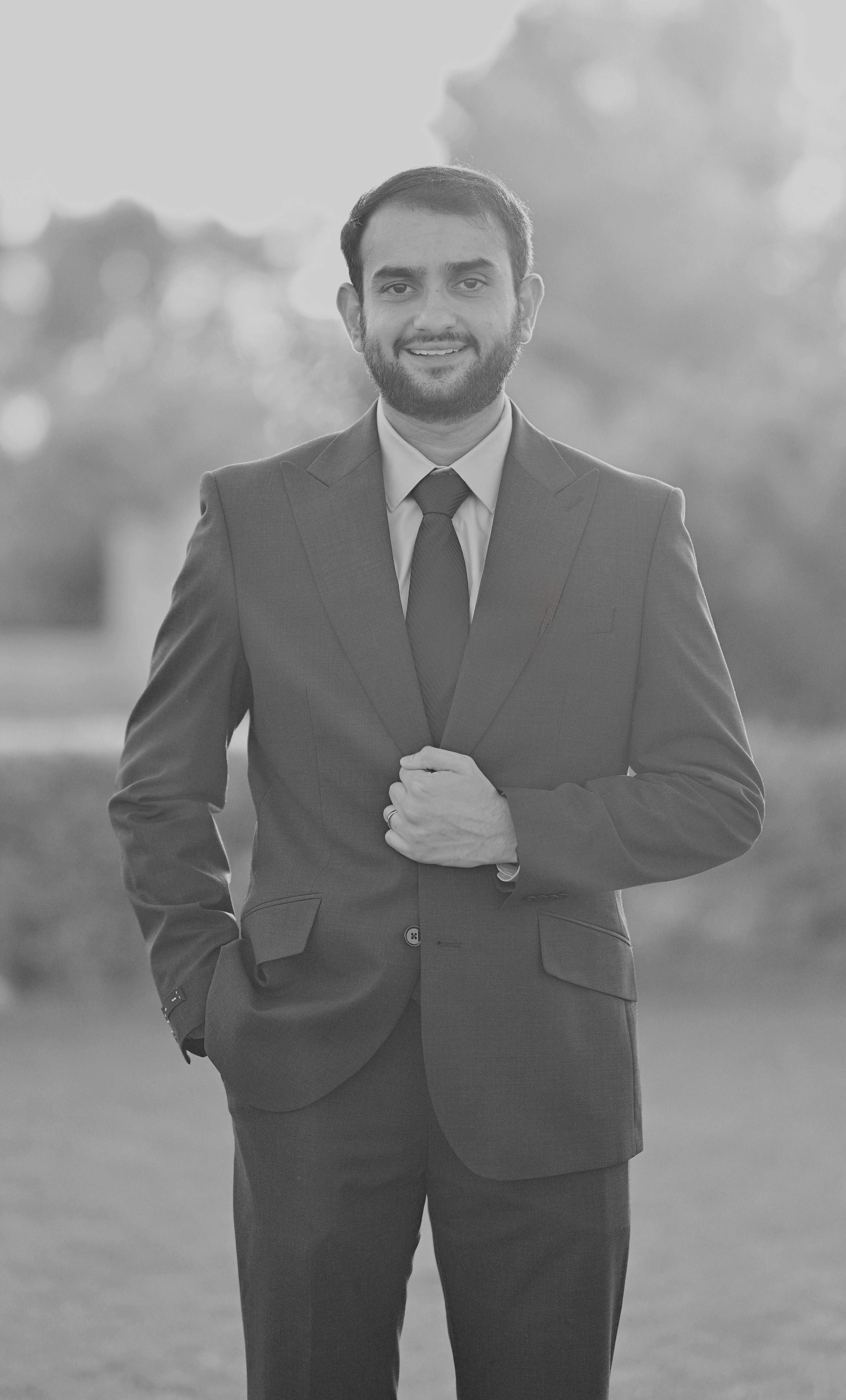 Portrait of Nousher, real estate agent